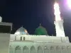 Minaret et coupole verte de la Mosquée du Prophète