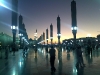 Mosquée du Prophète extérieur la Nuit (Madinah Munawwara)