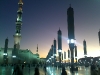 Mosquée du Prophète extérieur la Nuit (Madinah Munawwara)