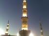 Mosquée du Prophète la nuit minaret