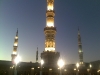 Mosquée du Prophète la nuit Minaret